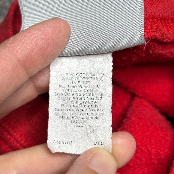 Vintage Blair Christmas Cat Red Crewneck Sweatshirt Size Medium - Picture 8 of 9